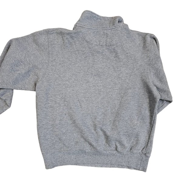 Vintage‎ 90s Georgetown Hoyas Gray Quarter Zip Pullover Sweatshirt S/M Jansport - Picture 5 of 10